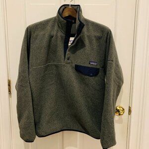 NEW Patagonia Synchilla Snap T Pullover Men's Size MORGAN STANLEY Size 2XL